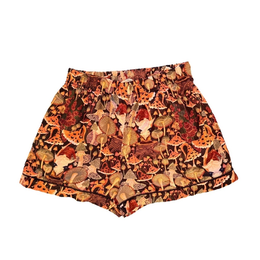 EARTHBOUND Mushroom Print Silky Pajama Set - Picture 7 of 8